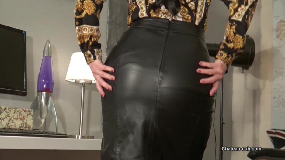 Kinky Leather Clips - Fetish Liza - Blast Of Spunk For My Leather Skirt